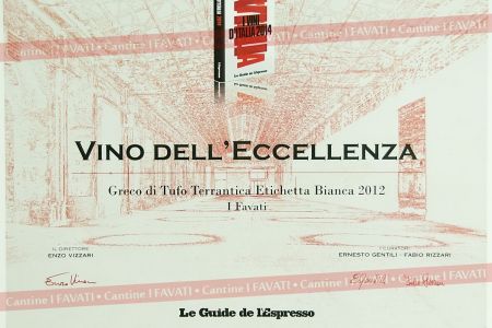 Greco Di Tufo Terrantica Etichetta Bianca 2012 I Favati Vino Dell Eccellenza 2014